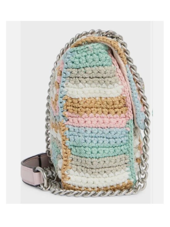 Kurt Geiger Kensington Crochet Crossbody Bag in Pastel. Super cute!!! - Picture 3 of 7